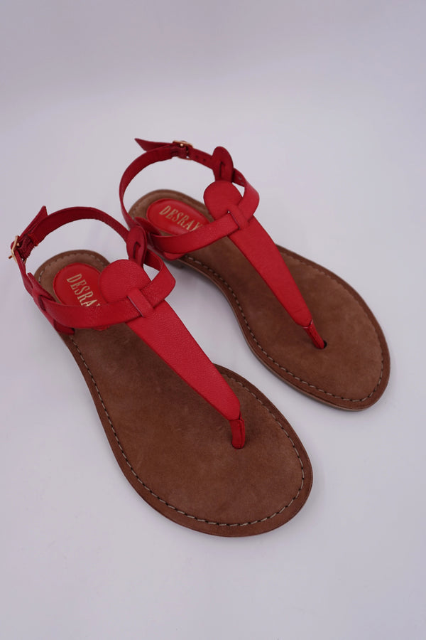 Red T Bar Sandal